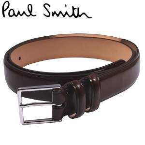 PAUL SMITH ベルト ブラウン M1A-4946-ASUIT CHOCOLATE サイズ：30インチ(ウエスト75-85cm)