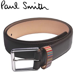 PAUL SMITH ベルト ブラウン M1A-4950-BMULKE CHOCOLATE サイズ：34インチ(ウエスト85-95cm)