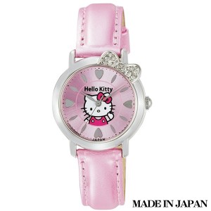 ハローキティ HELLO KITTY 子供用腕時計 日本販売限定モデル キャラクターウォッチ MADE IN JAPAN （日本製） 0001N003