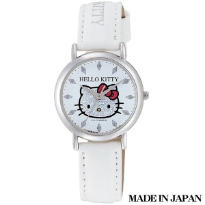 ハローキティ HELLO KITTY 子供用腕時計 日本販売限定モデル キャラクターウォッチ MADE IN JAPAN （日本製） 0009N001