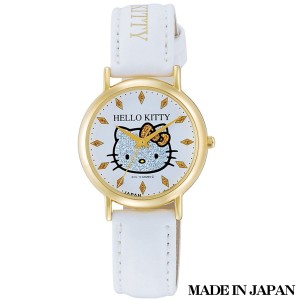 ハローキティ HELLO KITTY 子供用腕時計 日本販売限定モデル キャラクターウォッチ MADE IN JAPAN （日本製） 0009N003