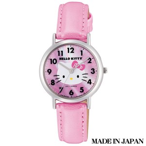 ハローキティ HELLO KITTY 子供用腕時計 日本販売限定モデル キャラクターウォッチ MADE IN JAPAN （日本製） 0017N001