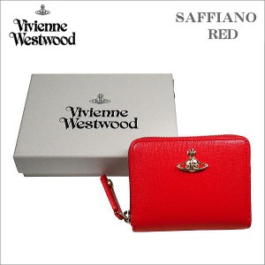 ヴィヴィアン・ウエストウッド SAFFIANO 小銭入れ財布 レッド 51080001 RED No-10 