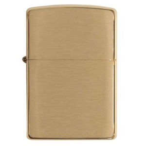 ZIPPO ジッポー 204 定番品 スタンダード ゴールドサテ—ナ ネコポス便対応品 代引き不可