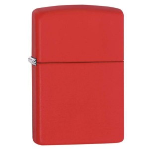 ジポー ZIPPO マットカラー レッド COLLECTION 233 Red Matte 正規代理店品 レギュラータイプ ネコポス便対応品