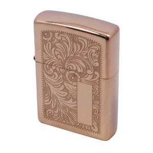 zippo ジッポー 2面加工 ハイポリッシュブラス Venetian High Polish Brass 352B ネコポス便対応品