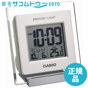 CASIO CLOCK カシオ クロック 目覚し時計 デジタル デスクトップクロック 温度表示 薄型 DQ-735-8JF