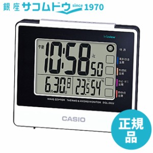 CASIO CLOCK カシオ デジタル生活環境お知らせ電波目覚まし時計 日付表示 温・湿度表示付 DQL-260J-7JF