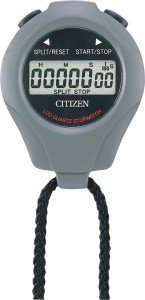 CITIZEN シチズン リズム時計工業 RHYTHM クロック ストップウォッチL グレー 8RDA04-008