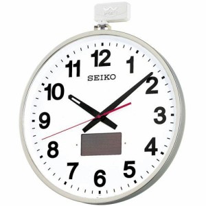 SEIKO ソーラー屋外用大型電波掛時計 527×450×78 金属枠 SF211S