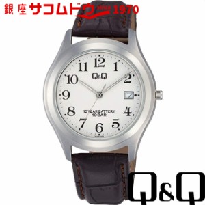 シチズン Q&Q 腕時計 アナログ W478-304 メンズ ホワイト