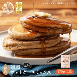 雑穀 雑穀米 国産 雑穀ホットケーキミックスパウダー[粉] 170g(170g×1袋) 送料無料 雑穀米 雑穀粉 粉末 米 お試し 使用用途は無限大 安