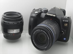 【中古　保証付 送料無料】OLYMPUS デジタル一眼レフカメラ E-510ダブルズームキット デジタル　一眼レフカメラ 一眼レフカメラ 初心者/