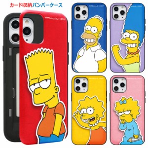 送料無料(速達メール便) The Simpsons Modern Door バンパー ケース iPhone 12mini XR 8Plus 7Plus Galaxy S21 5G