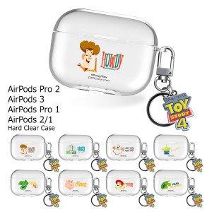 送料無料(速達メール便) Disney Toy Story 4 AirPods (Pro) Typo Clear Case エアーポッズ プロ 収納 ケース カバー