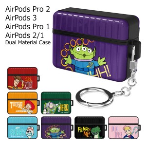 送料無料(定形外郵便) Disney Toy Story Color AirPods (Pro) Case for Armor エアーポッズ プロ 収納 ケース カバー