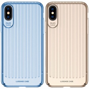 送料無料(速達メール便) USAMS Trunk Series Hard ケース iPhone XS X