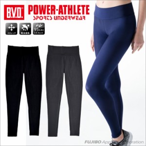 【50%OFF】ロングスパッツ M/L/LL BVD レディース パワーアスリート ヨガ ランニング スポーツ レギンス WEB限定 PLAB60