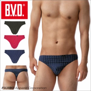 BVD Tバック 「ピンストライプ」(M/L/LL)メンズ パンツ 下着 ビキニ GR183E