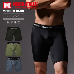 WEB限定 B.V.D. POWER-ATHLETE ミディアムハード ハーフスパッツ BVD パワーアスリート スポーツ インナー ジム ランニング トレーニング
