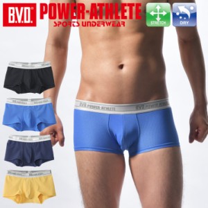 WEB限定 BVD POWER-ATHLETE メッシュ ローライズボクサーパンツ 吸水速乾 スポーツアンダーウェア メンズインナー 下着 ランニング pa360