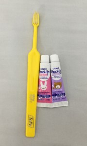 [ゆうパケット送料無料]子供用歯ブラシお試しパック（テぺ歯ブラシセレクトミニ・チェックアップコドモグレープ・ストロベリー・アップル