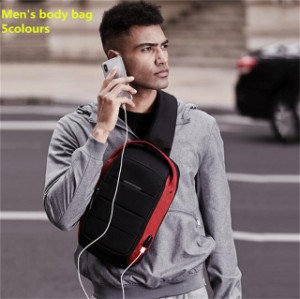【特別デザイン！高級海外人気ブランド】ozuko ボディバッグ 斜めがけバッグ ワンショルダーバッグ　 旅行 USB充電可能 防水