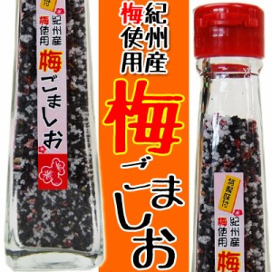 紀州産梅使用！「梅ごましお」75ｇ　和歌山県産 胡麻塩 うめごましお 梅ゴマ塩 梅ごま塩 おにぎり 炊きたてごはん パスタ お弁当に！