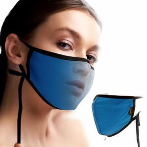 ヘパスキン 4D ストレッチ クール マスク　ブルー　HEPASKIN 4D Stretch Cool Mask　冷感持続型高性能マスク　テラヘルツ人工鉱石配合【