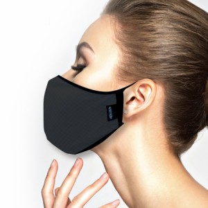 ヘパスキン 4D ラメラメ ストレッチ ウォーム マスク　ブラック　HEPASKIN 4D Lamelame Stretch Warm Mask　温感持続型 高性能マスク　テ