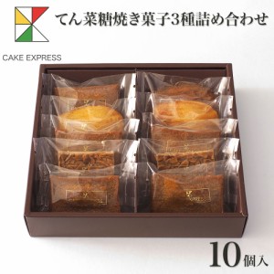 てん菜糖焼き菓子3種詰め合わせ 10個入り 甜菜糖 てんさい糖 フィナンシェ フロランタン マドレーヌ オレンジピール