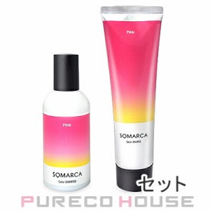 ホーユー ソマルカ カラーシャンプー ピンク 150ml + カラーチャージ ピンク 130g 【セット】