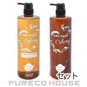 サニープレイス ナノサプリ クレンジング シャンプー ウーロン 1000ml + クリニックトリートメント ウーロン 1000ml 【セット】