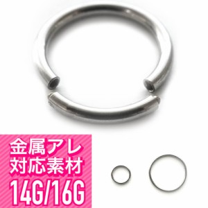 軟骨 軟骨ピアス ボディピアス ピアス 16g 14g 金属アレルギー 対応 アレルギー対応 ファーストピアス セグメントリング リング レディー