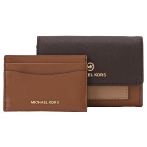 マイケルコース 財布 MICHAEL KORS レディース LUGG MULTI カラーブロック コインケース カードケース ブラウンマルチ ミニ財布 JET SET 