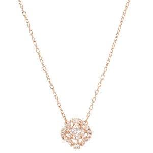 新品 SWAROVSKI クローバー ピアス＆ネックレス ピアス(両耳用) アクセサリー レディース 一番の