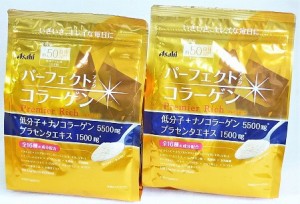 送料無料 ［まとめ販売］パーフェクトアスタコラーゲン　パウダー　プレミアリッチ　378g入り×２個 ・7700円以上お買上げで全国配送料無