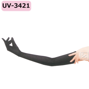 おたふく手袋 UV手袋 アームカバー UV-3421 メッシュ ロング手袋 （1双） 【メール便送料無料】