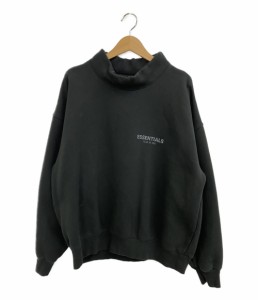 エッセンシャル オーバーサイズスウェット ブラック メンズ SIZE M ESSENTIALS 中古