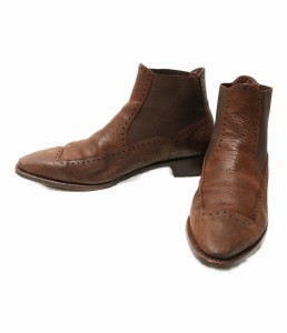 パラブーツ サイドゴアブーツ ブラウン 5A51 826 レディース SIZE 7 PARABOOT 中古