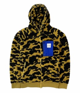 アベイシングエイプ フリースジャケット レオパード柄 1ST CAMO BOA WIDE FULL ZIP HOODIE 001ZPE801023X メンズ SIZE XL A BATHING APE 