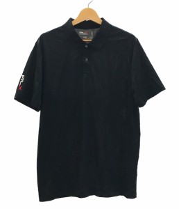 アールエルエックス ラルフローレン ポロシャツ ブラック メンズ SIZE L RLX RALPH LAUREN 中古