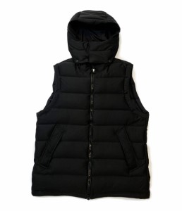 ワイスリー フーデットダウンベスト ブラック ジップアップ 19aw メンズ SIZE M Y-3 中古