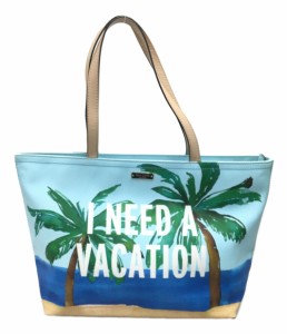 ケイトスペード トートバッグ ヤシの木 I NEED A VACATION レディース  kate spade 中古