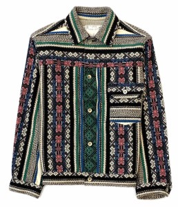 サカイ ラグジャケット Rug Jacquard Jacket 22SS 22-02746M メンズ SIZE 2 sacai 中古