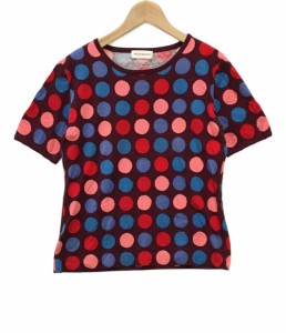 半袖カットソー 変形ドット柄 レディース SIZE M (M) Yves saint Laurent 中古