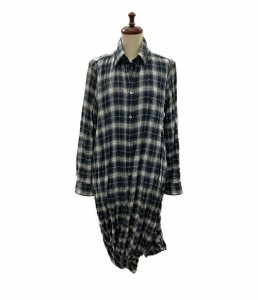 ジュンヤワタナベコムデギャルソン ワンピース 変形ドッキングチェック 11aw JH-O032 レディース SIZE L JUNYA WATANABE COMME des GARCO