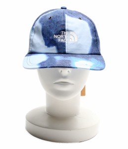 美品 シュプリーム ザノースフェイス キャップ Bleached Denim Print Cap 19aw NN521521 メンズ SIZE FREE Supreme×THE NORTH FACE 中古