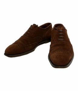 クロケットアンドジョーンズ ドレスシューズ ブラウン ポールスミス　ウィングチップ　 メンズ SIZE 7D CROCKETT＆JONES 中古