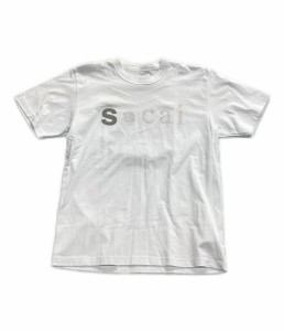 サカイ 半袖Ｔシャツ ブラック 反転ロゴ 22ss 22-0459S メンズ SIZE 2 sacai 中古